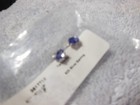 Tanzanite  Stud Earrings in Solid 925 Sterling Silver  Modern with Gift Box — photo 6