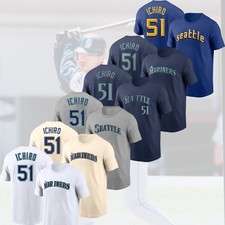 HOT NEW - Ichiro Suzuki 51 Seattle Mariners Player Name  Number For Fans Gift