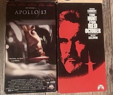 2 Classic VHS Tapes! Apollo 13 + The Hunt For...