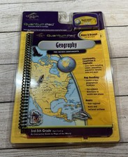Leap Frog Quantum Pad Geography Interactive Book Cartridge New Sealed Tb8
