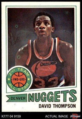 1977 Topps #60 David Thompson Nuggets North Carolina St 5.5 - EX+