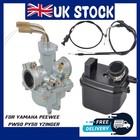 FOR Yamaha Y ZINGER PY50 PW50 Carburetor Air Filter & Throttle Choke Cable Carb