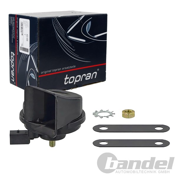 Topran Hupe Signalhorn Tiefton 420Hz Passend FüR Seat Altea Leon Toledo Skoda-image