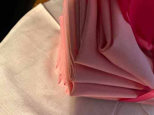 20’20” PINK Cloth Napkins Set Soft Washable Cotton Reusable Table Napkins - Picture 3 of 4
