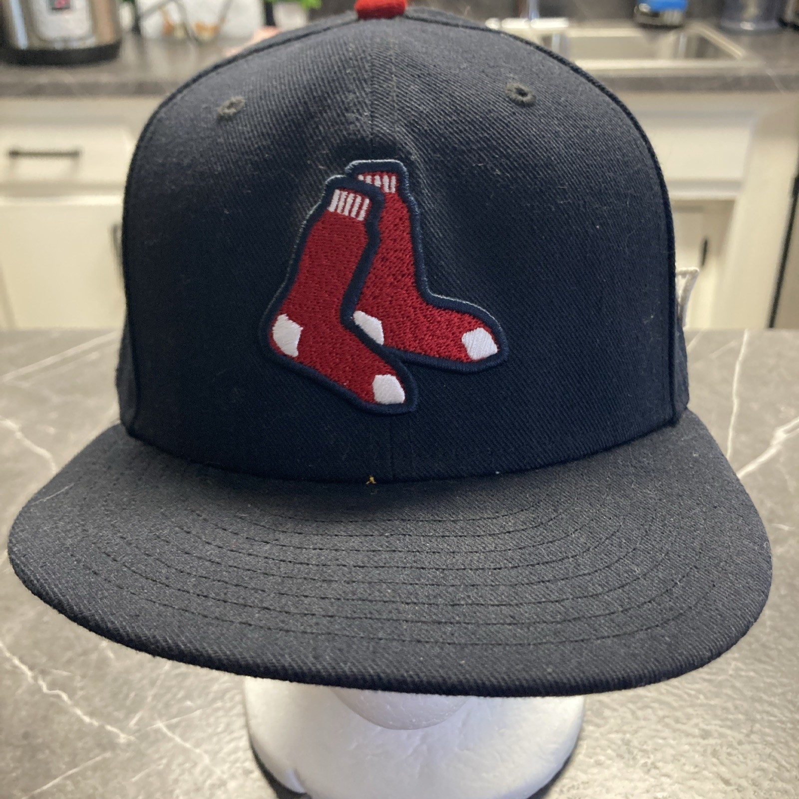 Boston Red Sox New Era 59Fifty Fitted 7 1/8 Hat Cap Polyester MLB Baseball