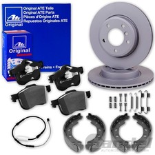 ATE BREMSSCHEIBEN 300mm + BELÄGE + HANDBREMSE HINTEN passend für BMW 1er E81 E87