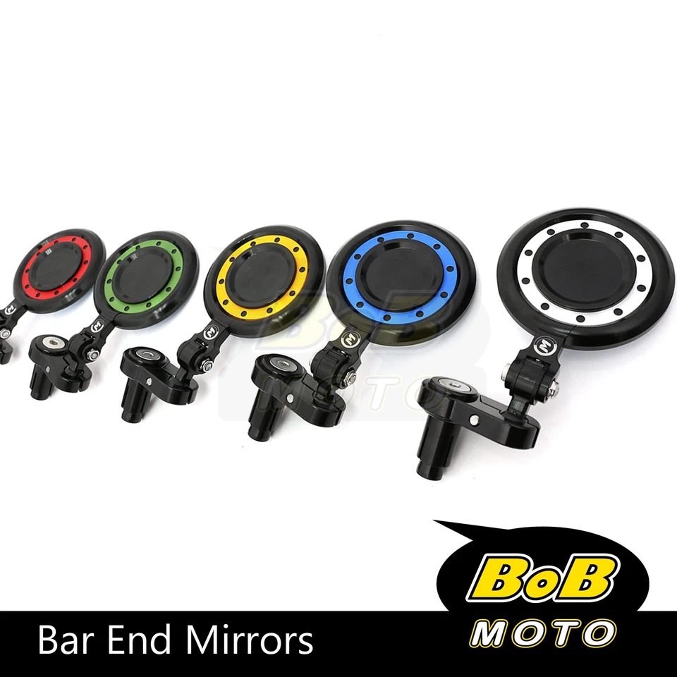 Espejos retrovisores de extremo de barra de motocicleta REACTOR para Suzuki GSX250R / ABS 18-19 Foto 3 de 4