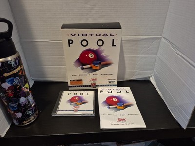 Virtual Pool, PC Game, 1995, Interplay, Big Box EUC Tested Working Cleaned 