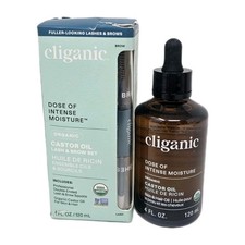 Cliganic Organic Castor Oil 100 Pure  Eyelash Kit For Eyelashes, Eyebrow, Skin
