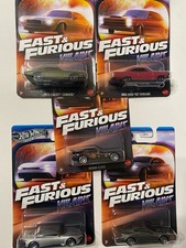 Hot Wheels Silver Series 2025 Fast Furious Villains 5-Car Set