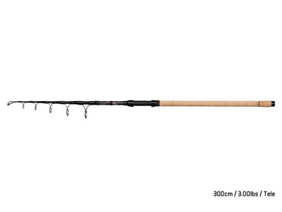 Delphin Tele BANX CamoCORK 3,00m 3,0lbs Karpfen Teleskoprute Carp Rod Angelrute - Bild 1 von 4