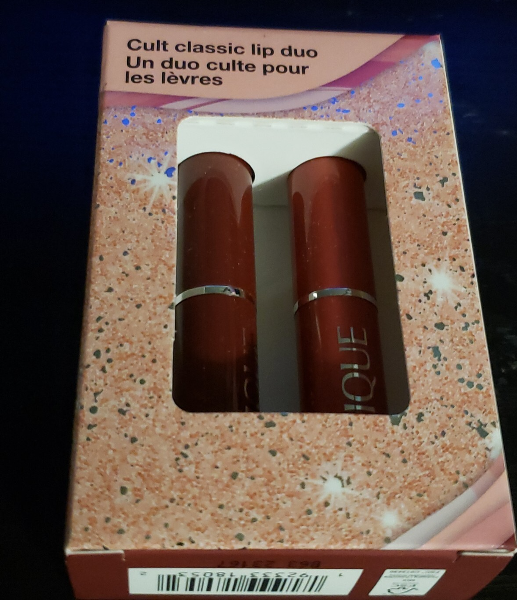 CLINIQUE ~ Cult Classic Lip Duo Set in Black Honey and Pink Honey