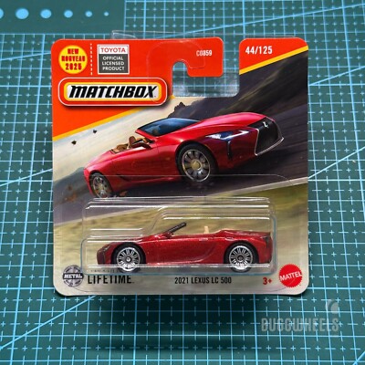 Matchbox 2025 | #44 2021 Lexus LC 500 Convertible rot - Free Box Posted