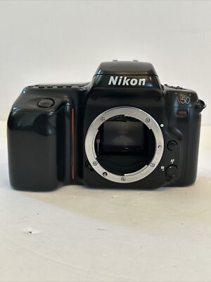 EXC Nikon N50 35mm SLR Film Camera Untested