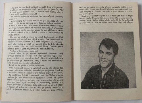 ELVIS PRESLEY Milada Taterova & Jiri Novak small magazine Czechoslovakia 1969 - Picture 9 of 9