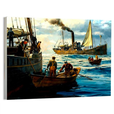 Unloading the Spray Movie Poster or Canvas Home Decor Art print