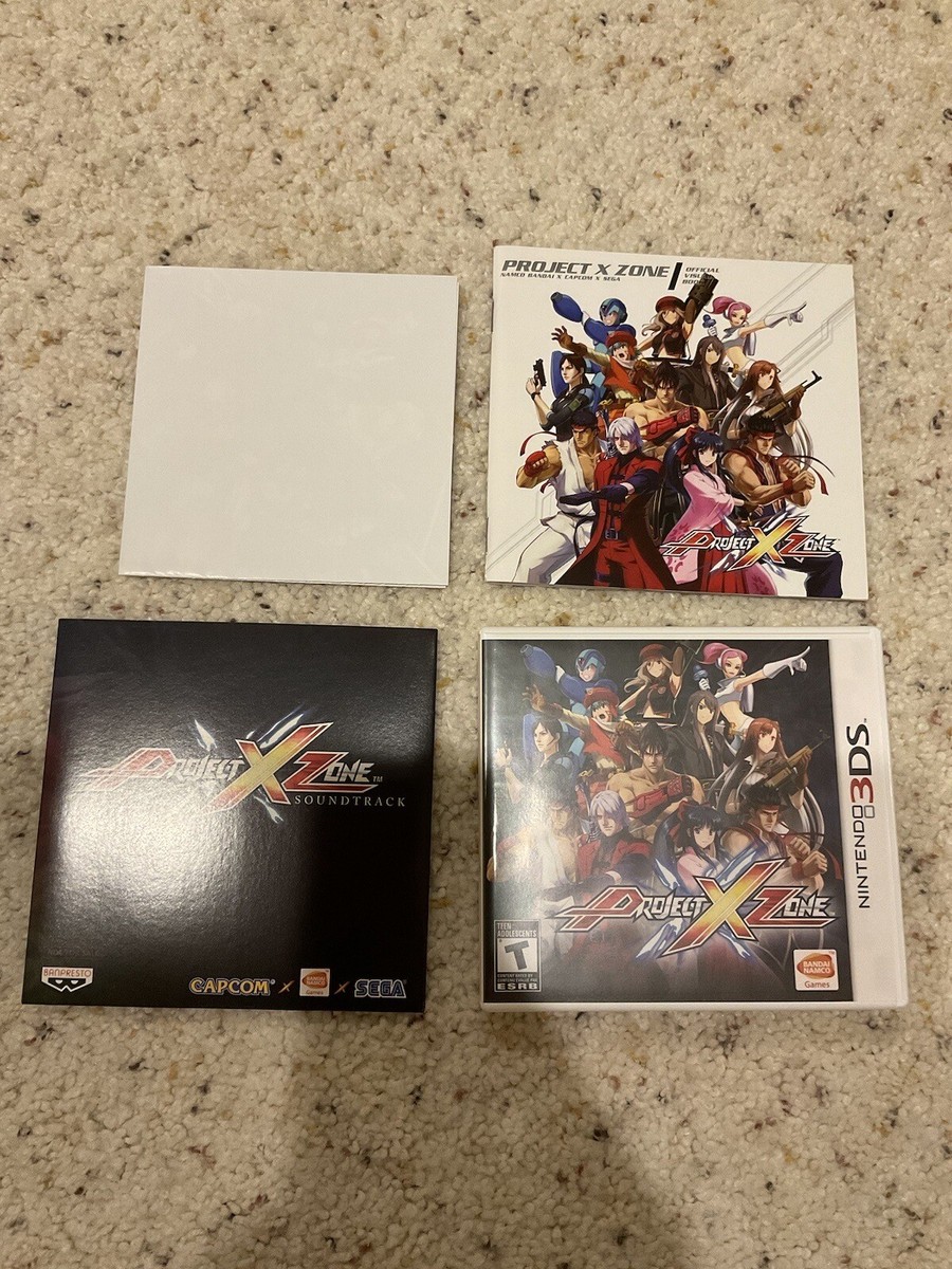 Project X Zone -- Limited Edition (Nintendo 3DS, 2013) COMPLETE
