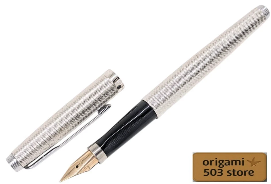 Parker Gold, 14K Nib Sterling Silver Collectible Fountain Pens for