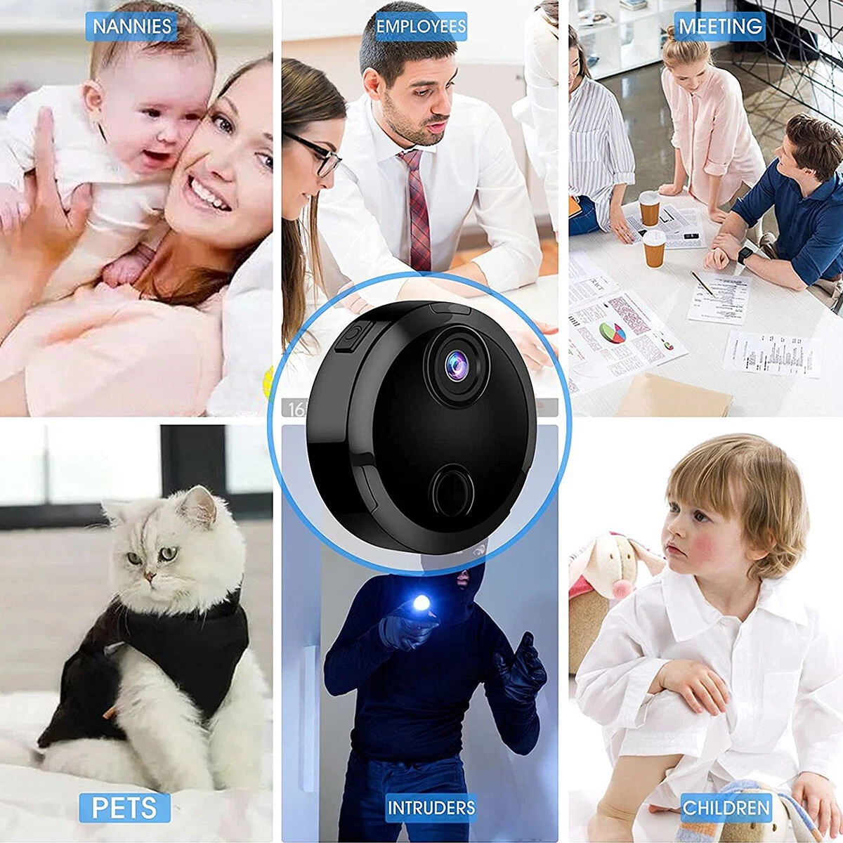 Mini  Camera Wireless Wifi IP Home Security 1080P HD Night Vision DVR