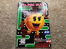 Ms Pac Man Super Nintendo SNES manual only