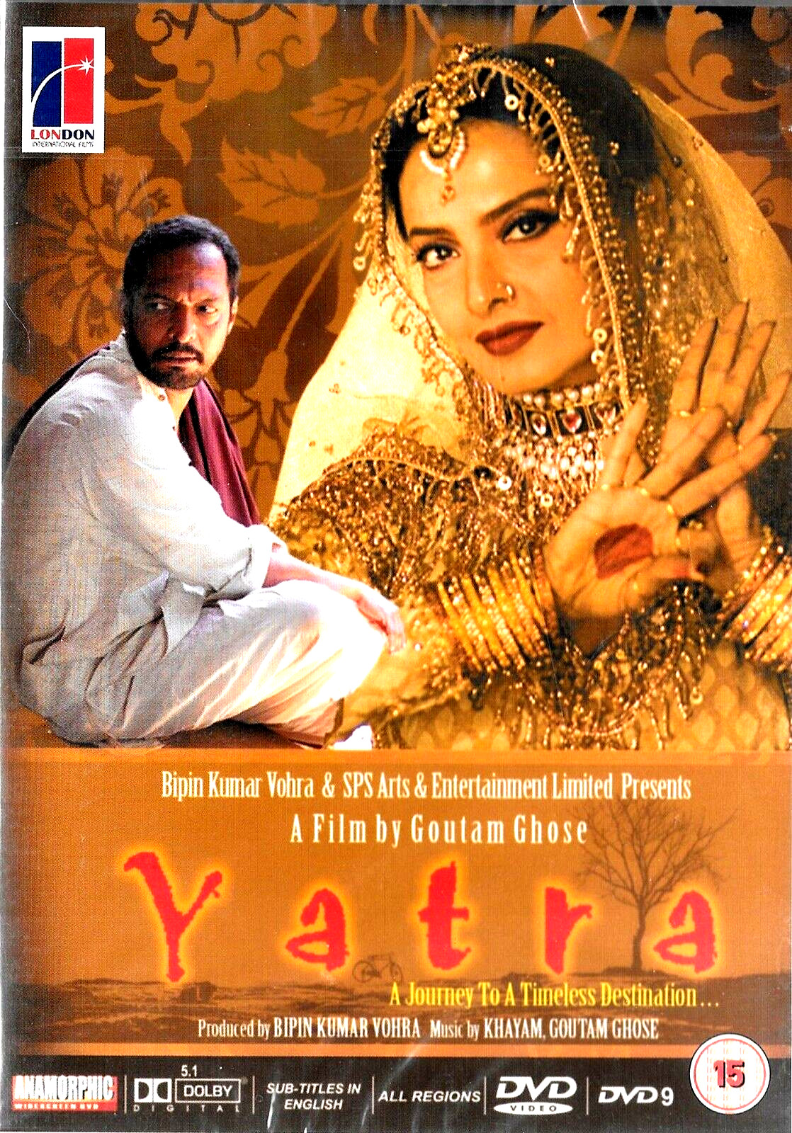 YATRA - NANA PATIKAR - REKHA - NEW ORIGINAL BOLLYWOOD DVD - FREE UK POST