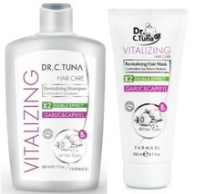 Farmasi DR. C. TUNA Vitalizing Hair Care SET: Shampoo 500 ml + Haarmaske 200 ml