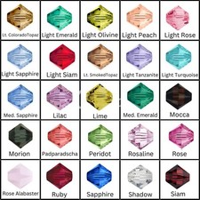 Swarovski 5328 Crystal Bicone Regular Color Beads 2 of 3 You Pick Size  Color 