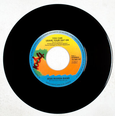 Jess Roden Band   You Can Leave Your Hat On / Under Suspicion   7'' Vinyl 1976 NM