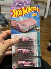 hot wheels barbie extra X 3