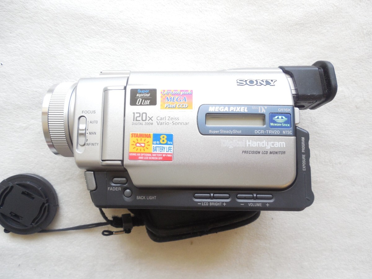 【Q2285】 SONY Digital Handycam DCR-TRV20 SONY DCR-TRV20 Digital Video Camera Recorder Handycam miniDV