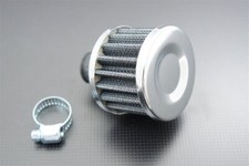 12mm 12 Mini Air Intake Crankcase Breather Filter Valve Cover Catch Tank Black