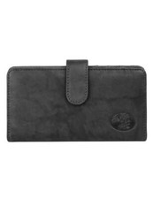 Julia Buxton Heiress Leather Pik-Me-Up Checkbook Keeper Wallet