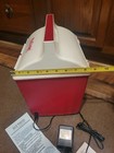 MusiCooler by Sci Tech Vintage Red White Lunch Cooler AM FM Radio w/ Box — photo 9