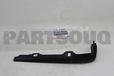 5255260020 Genuine Toyota FILLER, REAR BUMPER, RH 52552-60020 | eBay