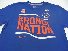 BOISE STATE BRONCOS - BRONCO NATION - NIKE - FIESTA BOWL - 2XL SIZE T SHIRT! 