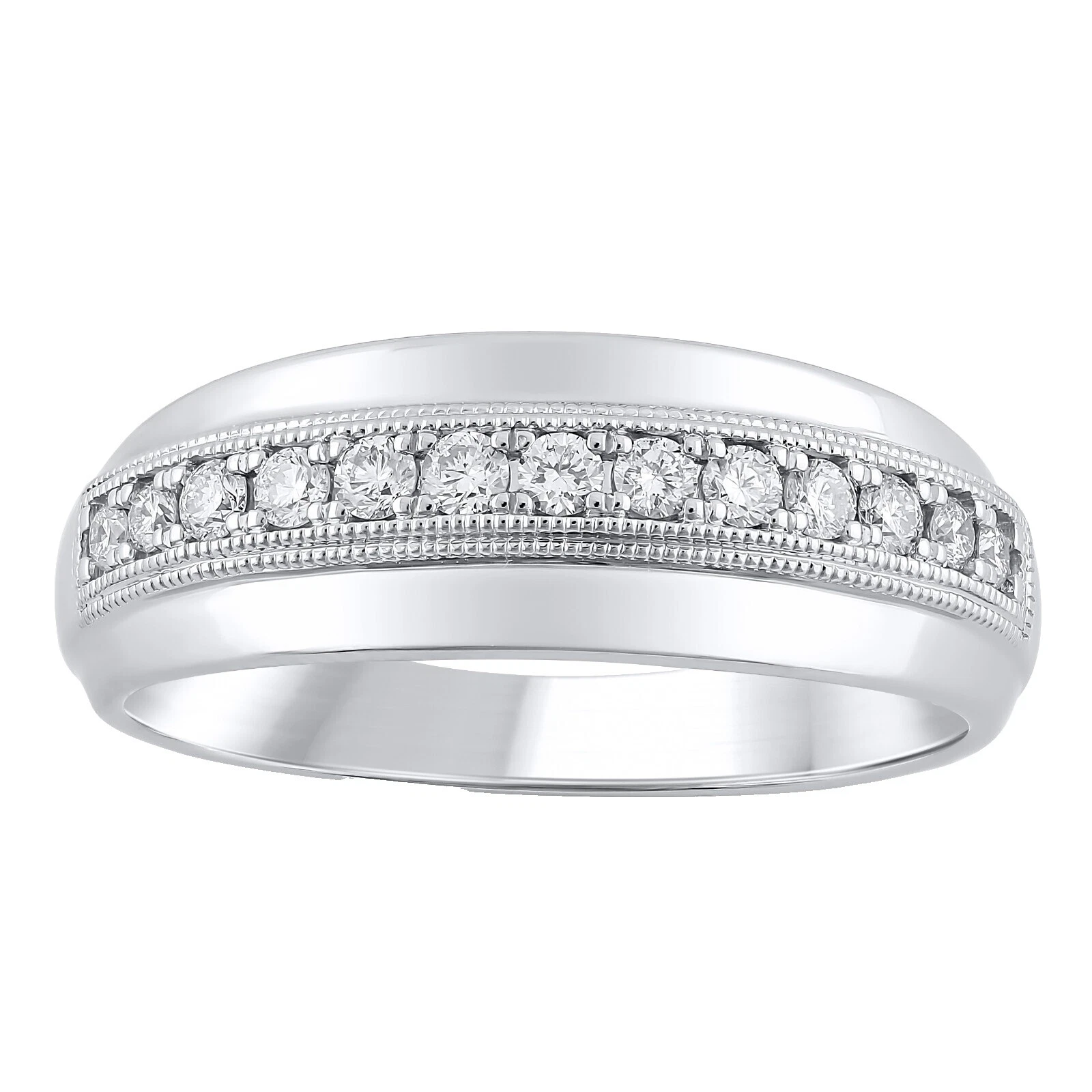 Anillos de Diamantes Banda de familia y amigos para hombres