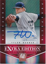 2012 Elite Extra Edition #181 Tyler Wagner Auto /478 - NM