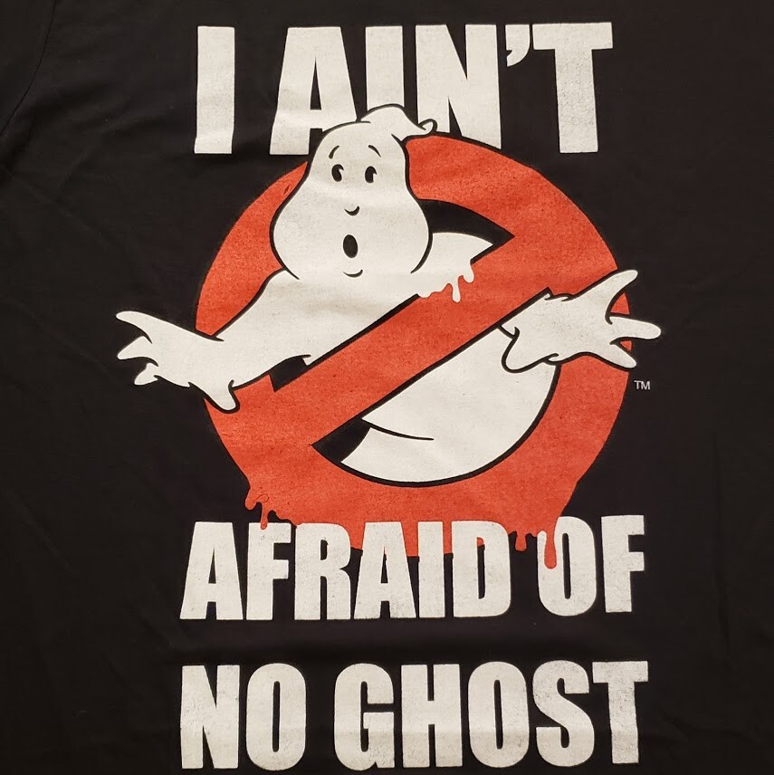 Ghostbusters - I Ain't Afraid Of No Ghosts T-Shirt Size Large | eBay