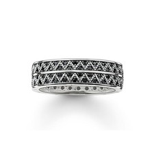 Thomas Sabo Unisex Zigzag Ring 54