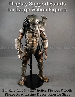 KAISER Action Figure Display Support Stands for 16” to 22” 1/4 Figures Read Description