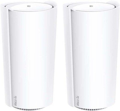 TP-Link Deco XE200 Mesh WLAN Set 2 Stk Wi-Fi 6E AXE11000 Tri-band Router weiß