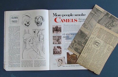 1953 CIRCUS RINGLING BROS. and BARNUM & BAILEY CIRCUS MAGAZINE PROGRAM & TICKET - Picture 2 of 4