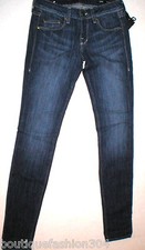New Womens NWT William Rast Designer Jeans 24 Skinny Made in USA Dresden Kara