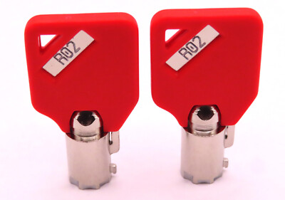 R02 Milwaukee Husky Steel Glide Tool Box Replacement Keys With RED