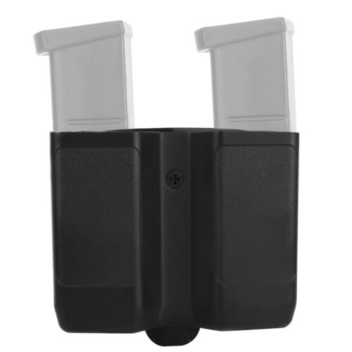 Double Stack Magazine Pouch Belt Mag Holster for 9mm /.40  cal /.357 Black - Picture 1 of 8