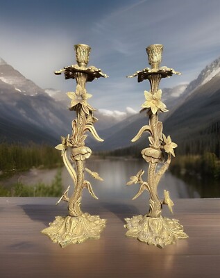 造形美‼️螺旋状真鍮フラワースタンド　アンティーク　レトロ 造形美‼️螺旋状真鍮フラワースタンド アンティーク レトロ 【公式通販】