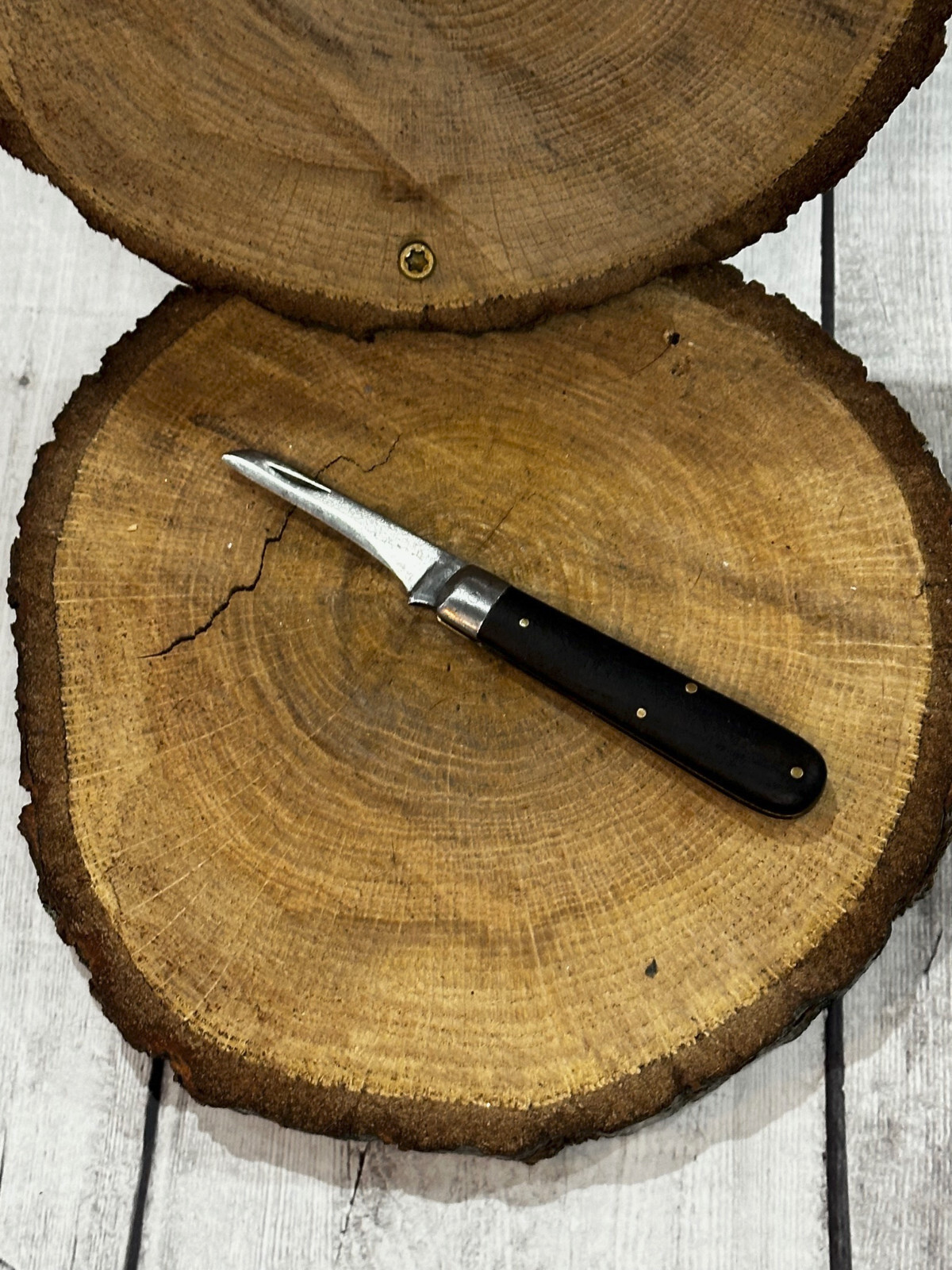 Rare Vintage Cutco Pocket Knife Beautiful Wood Handle 3.5" Handle 2.5