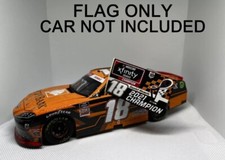 2021 Champion Daniel Hemric Xfinity NASCAR 1/24 Champ Flag Display NO Diecast