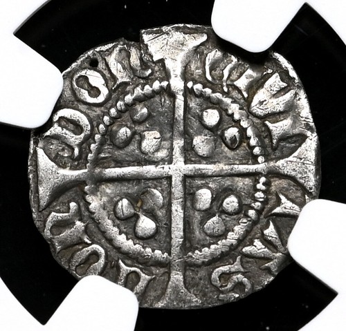 ENGLAND. Heinrich VI. 1422-1461. Silber Halfpenny, London, S-1884, NGC XF40 - Bild 2 von 4