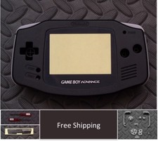 GBA Nintendo Game Boy Advance Replacement Housing Shell Screen Black USA 